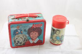 1981 Metal Annie Lunchbox w/Thermos Aladdin