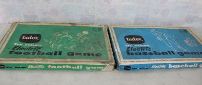 1960's Tudor Electric Baseball & Football Games