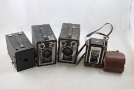 4 Antique Cameras