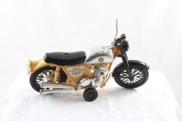 1975 MEGO Chips Motorcycle Toy