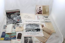 1933 World's Fair, Yellowstone Nat'l Park Ephemera