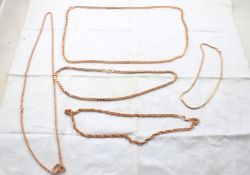 5 Bronze Milor Italy Necklaces