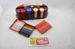 Poker Caddy w/Chips, Casino Fun Book, Pastel Chalk