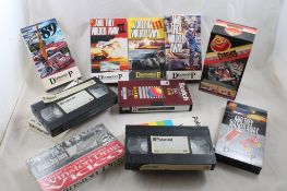 Crashes & Other Drag Racing VHS Tapes LOT