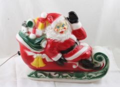 1970 Empire Plastics Santa Sleigh Blow Mold
