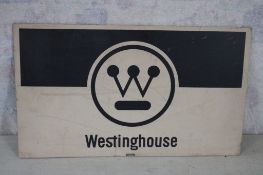 Westinghouse Masonite Sign