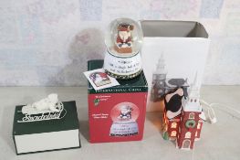 Dept 56 Snowbabies, Church & Int'l China Snow Glob