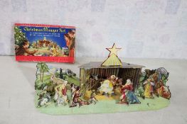 1933 Concordia 743 Stand Up Christmas Manger w/box