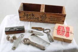 1925 Wood Jack Sprat Cheese Box & More