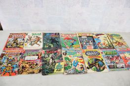 14 Super Hero & Military Comic Books