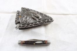 Arrowhead/Eagle Fury Folding Lock blade Knife