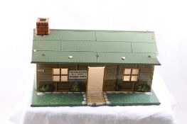 Marx U S Army Headquarters Tin Litho Playset Bldg.