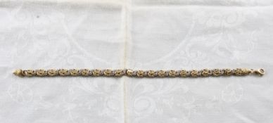 AK 14k Gold Bracelet 4.3 Grams 7.5