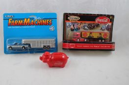 Matchbox Coke Semi Truck, Coke Piggy Bank, More
