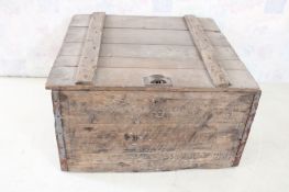 1920's Jacob Schmidt Prohibition Beer Wood Crate