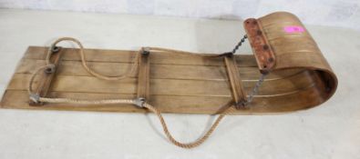Eskimo Wood Toboggan