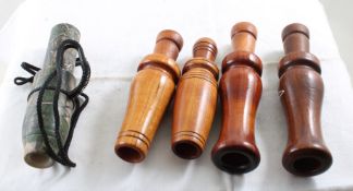 5 Vintage Duck Calls