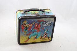 1976 Marvel Comics Super Heroes Metal Lunchbox