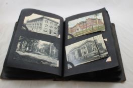 Antique Postcard Book with 180 Postcards