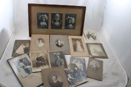 Framed Photos, Cabinet Card Photos & Other Photos