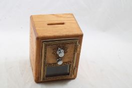 Post Office Door Combination Wood Bank