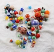 Assortment of Marbles Shooters & Others