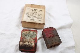 Cast Iron Bank, Advertising Match Holder & More