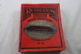 1951 Official Nat'l Motor Coach Guide Hard to Find