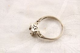 14Kt White Gold Ring 2.2 Grams- no stone