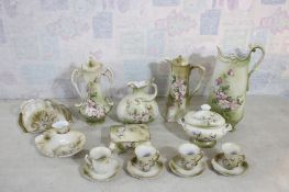 Handpainted Nippon Wildflower 23 Piece Set