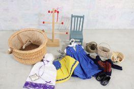 Wicker Sewing Basket, Doll Baskets & More