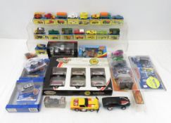 45 Hot Wheels, Matchbox, Some on cards & More