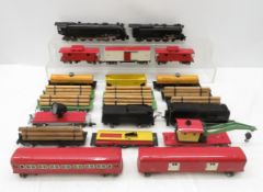 22 American Flyer Cars & Engines, Lumber, Caboose