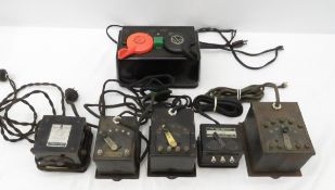 6 Electric Train Transformers, Bad Cords