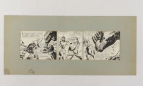 Dan Barry Original Flash Gordon Comic Strip Art