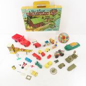 Vintage tin & plastic Toys- some for parts