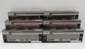 6 K-Line Streamliners Electric Train Cars NIB