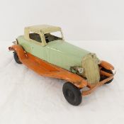 Girard Deluxe Coupe Pressed Steel Windup Car