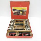 Distler Windup Steam Loco (0-4-0) & 3 Cars Germany