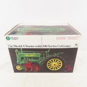 Ertl John Deere Model A Tractor & 290 Cultivator