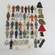 Vintage & modern Star Wars Action Figures & capes
