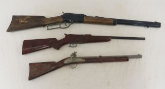 3 Vintage Cap Gun Rifles