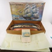 Vintage Revell USS Constitution Old Ironside Model