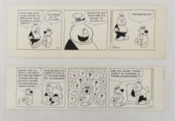 2 Boner's Ark Original Comic Art by 