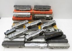 17 Lionel Train Cars, 18 Shells, Some Boxed