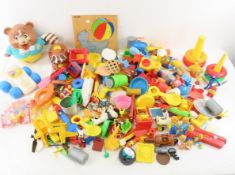 Collection Of Fisher Price & Similar Plastic Toys