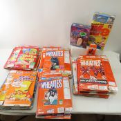 Collection of Wheaties & other cereal boxes