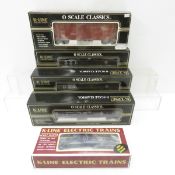 5 K-Line Classic Train Cars, O-27 Electric NIB