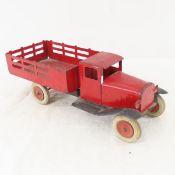 Vintage Wyandotte Pressed Steel Stake Truck