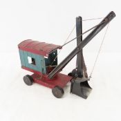 Vintage Pressed Steel Structo Steam Shovel